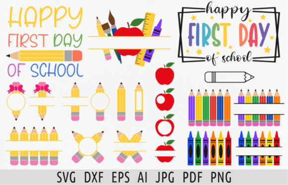 Download School Supplies Svg, Apple Svg, Pencil Svg - Pencil Collection