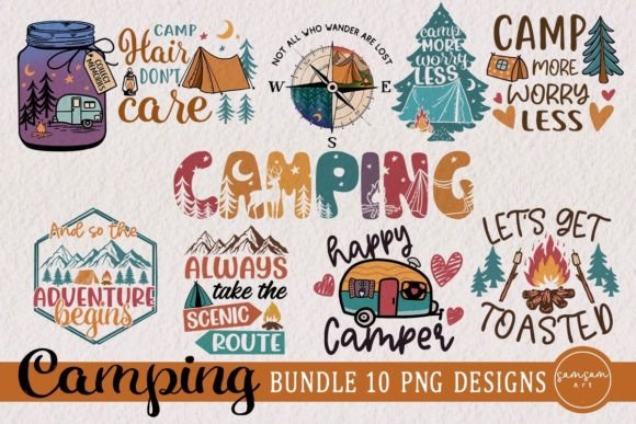 Download Camping Bundle Sublimation - Camping Collection
