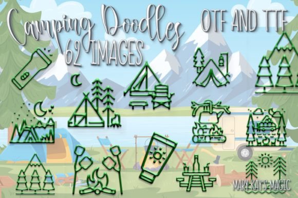 Download Camping Doodles - Camping Collection