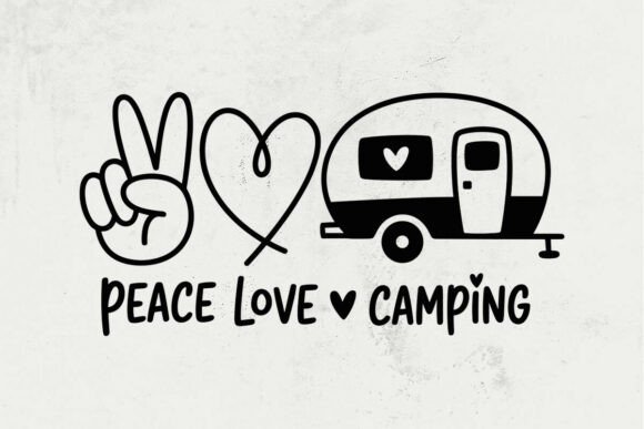 Download Peace Love Camper SVG Camping Svg Peace - Camping Collection